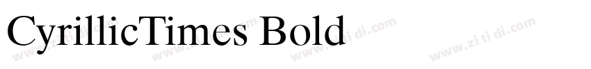CyrillicTimes Bold字体转换